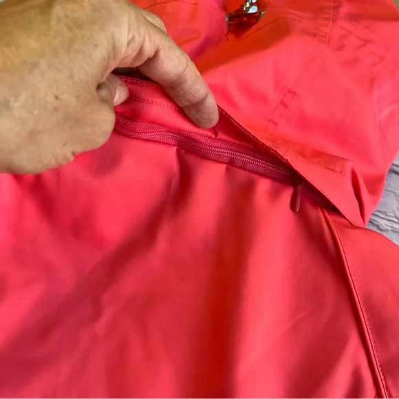 Nils Ski Snowboard Winter Jacket Womens 8 Coral Powder Skirt Removable Hood Zip - Picture 10 of 16